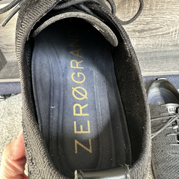 Cole Haan Men's 2.Zerogrand Laser Wingtip Oxford Black Style C28527‎ size 13 - Picture 4 of 14